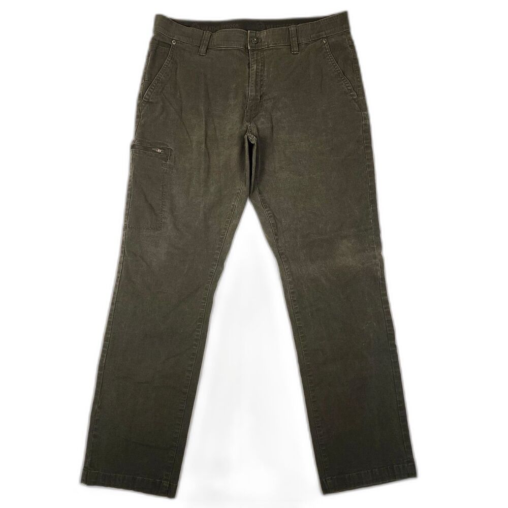Weatherproof Secure Zip Pocket Black Utility Pant Men's Size 36W x 32L